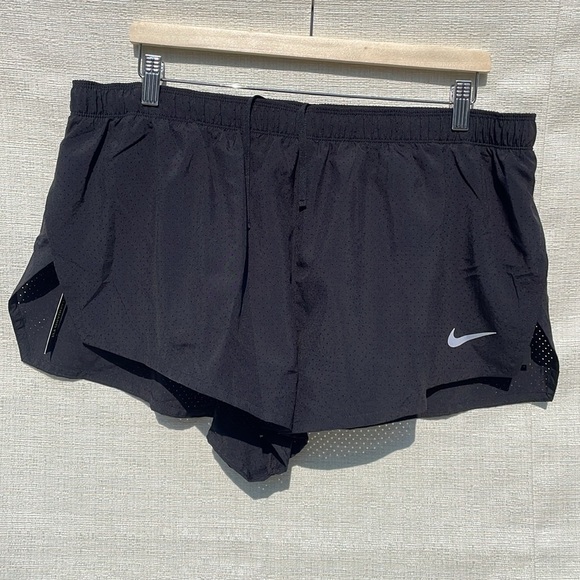 Nike Men's Dri-Fit Fast 2" Short Black Size 3XL - Picture 1 of 11